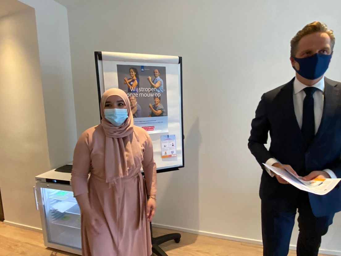 Karima Mouch en Hugo de Jonge