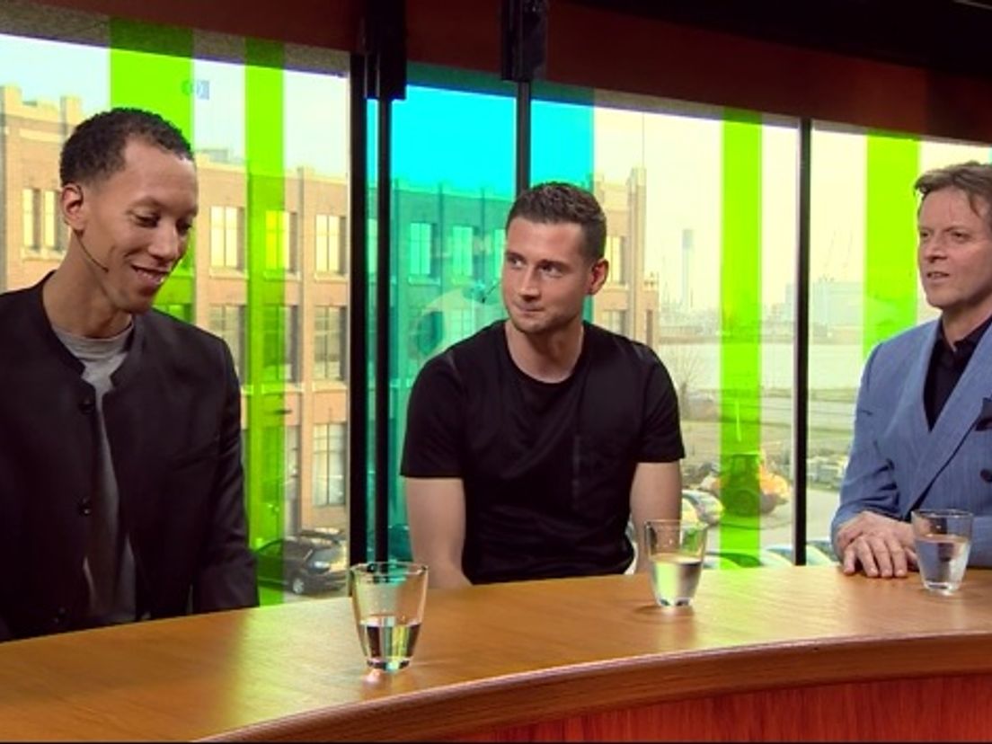 Ryan Koolwijk, Luigi Bruins en Emile Schelvis in FC Rijnmond