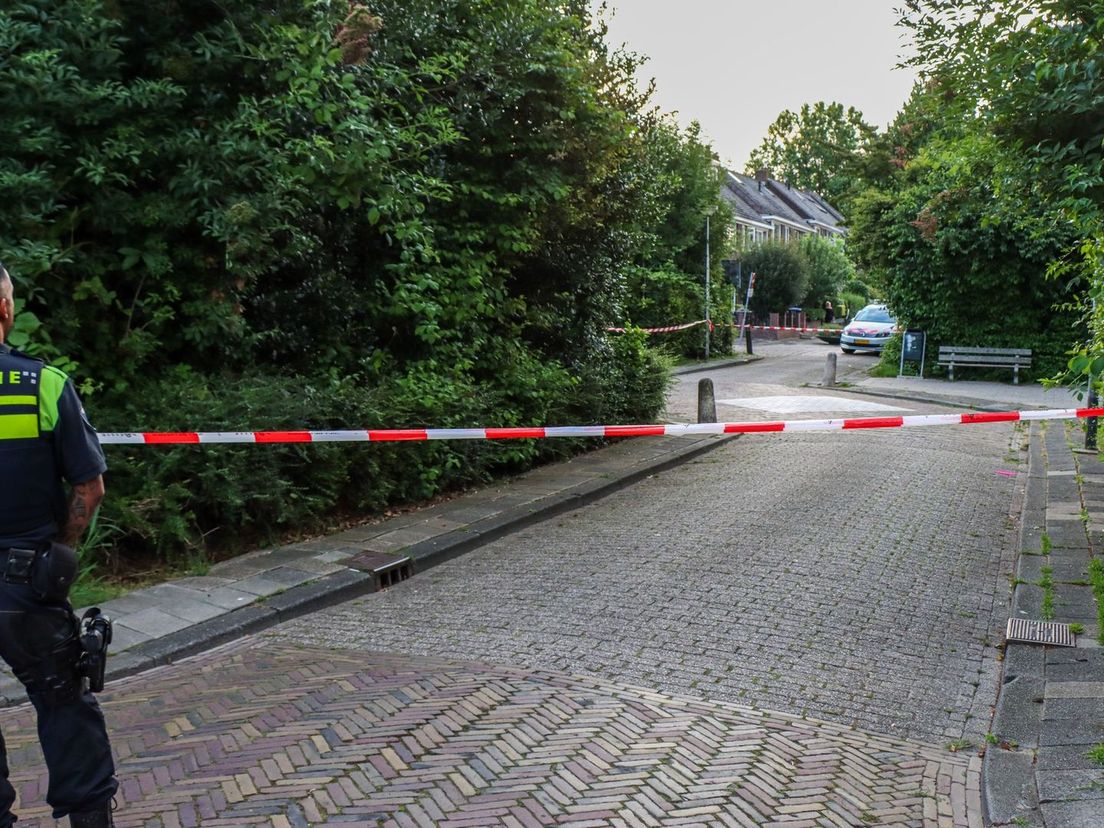 De plek in Gouda waar de verdachten werden aangehouden.