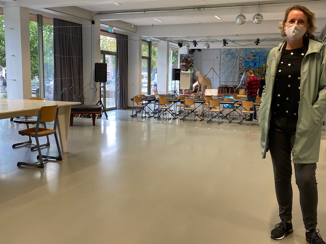 Voor de medewerkers geldt binnen het schoolgebouw een mondkapjesplicht