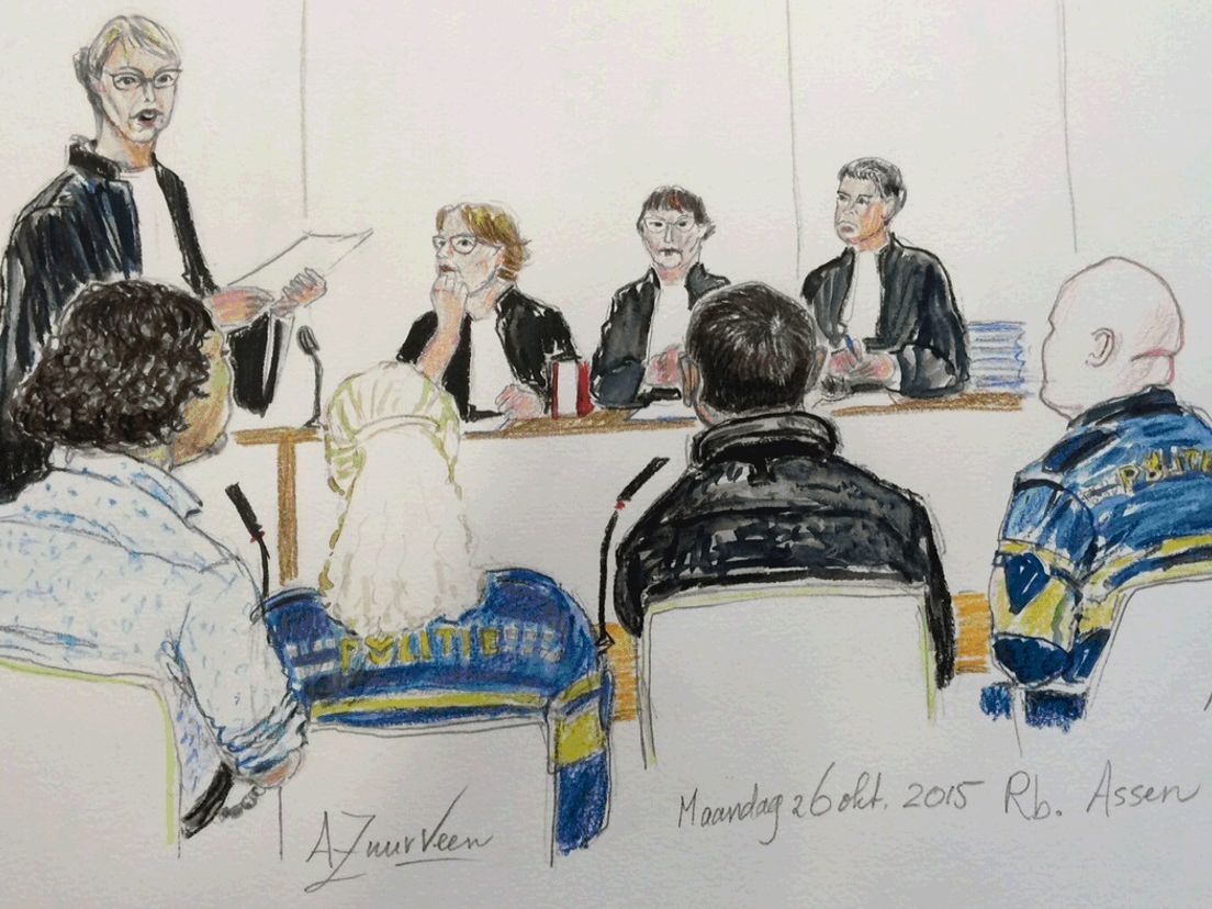 De broers Admilson en Marcos R. uit Hoogeveen (tekening: Annet Zuurveen)