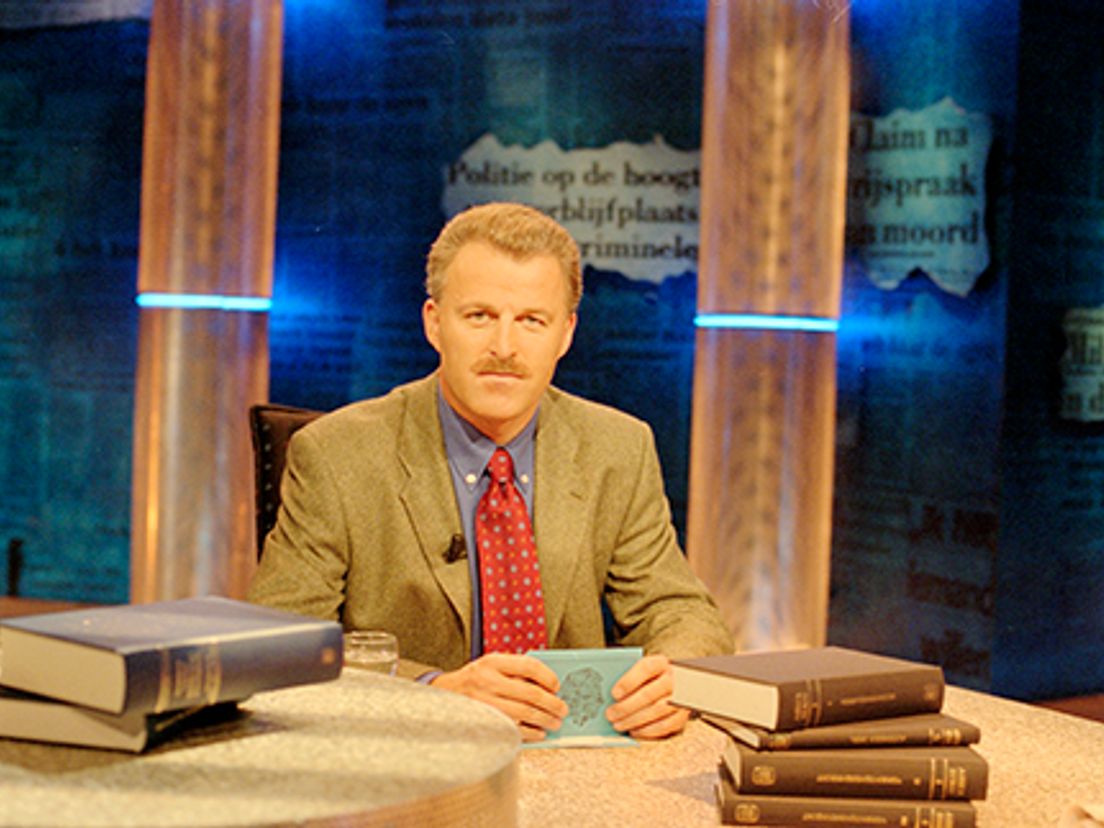 Peter R. de Vries, toen nog met snor