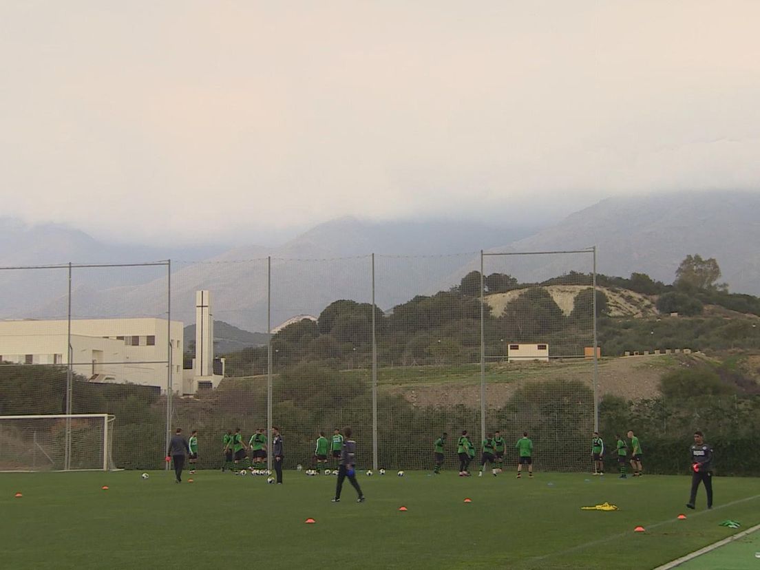 Training Sparta in Spanje