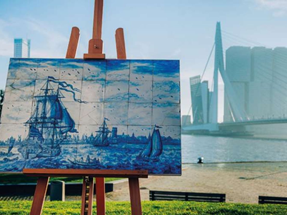 Tegeltableau Rotterdam Afbeelding: Museum Rotterdam