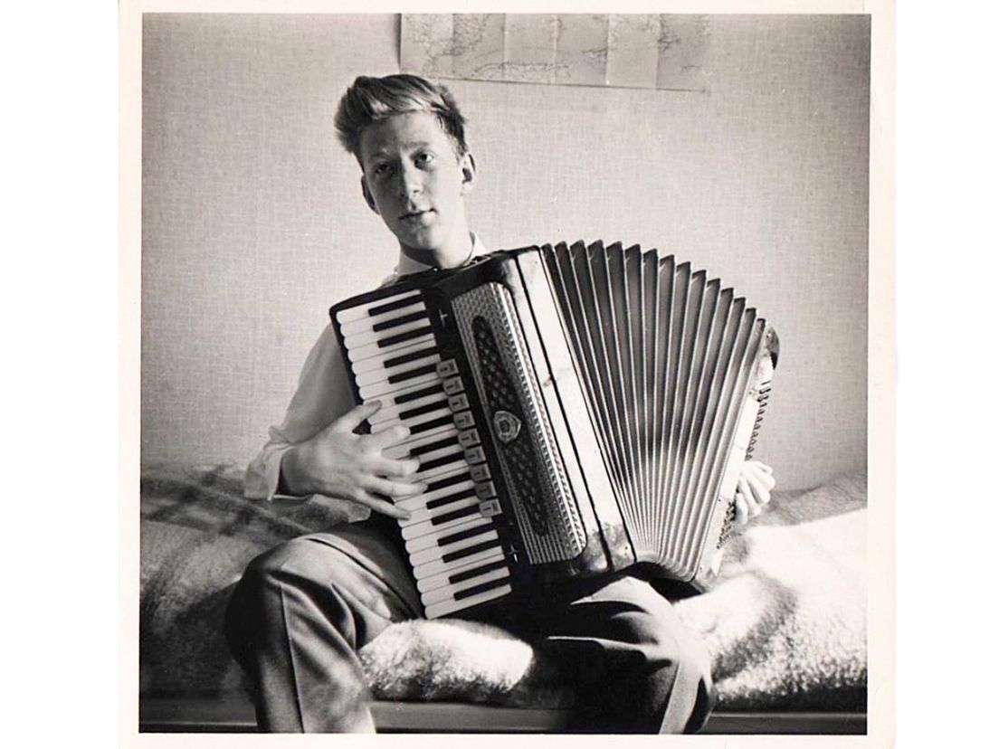 Bert Nicodem in 1962, een paar jaar voor hij naar het conservatorium zou gaan