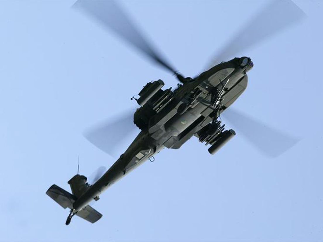 Een apache-helikopter