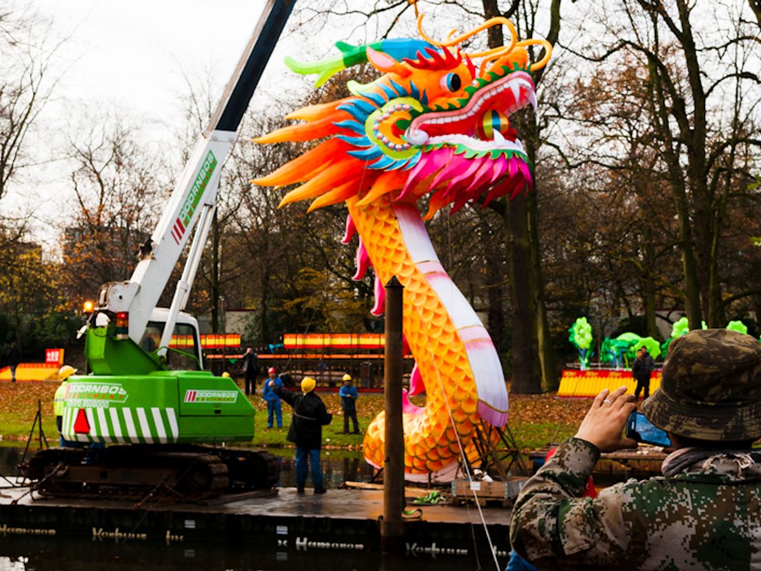 Chinese light carnival - draak