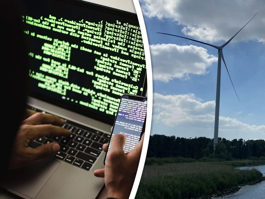 Windmolens langs Oude Maas draaien niet vanwege cyberaanval