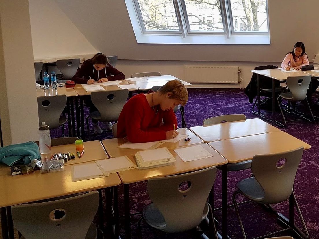 Hanne Snijders in actie op het toernooi