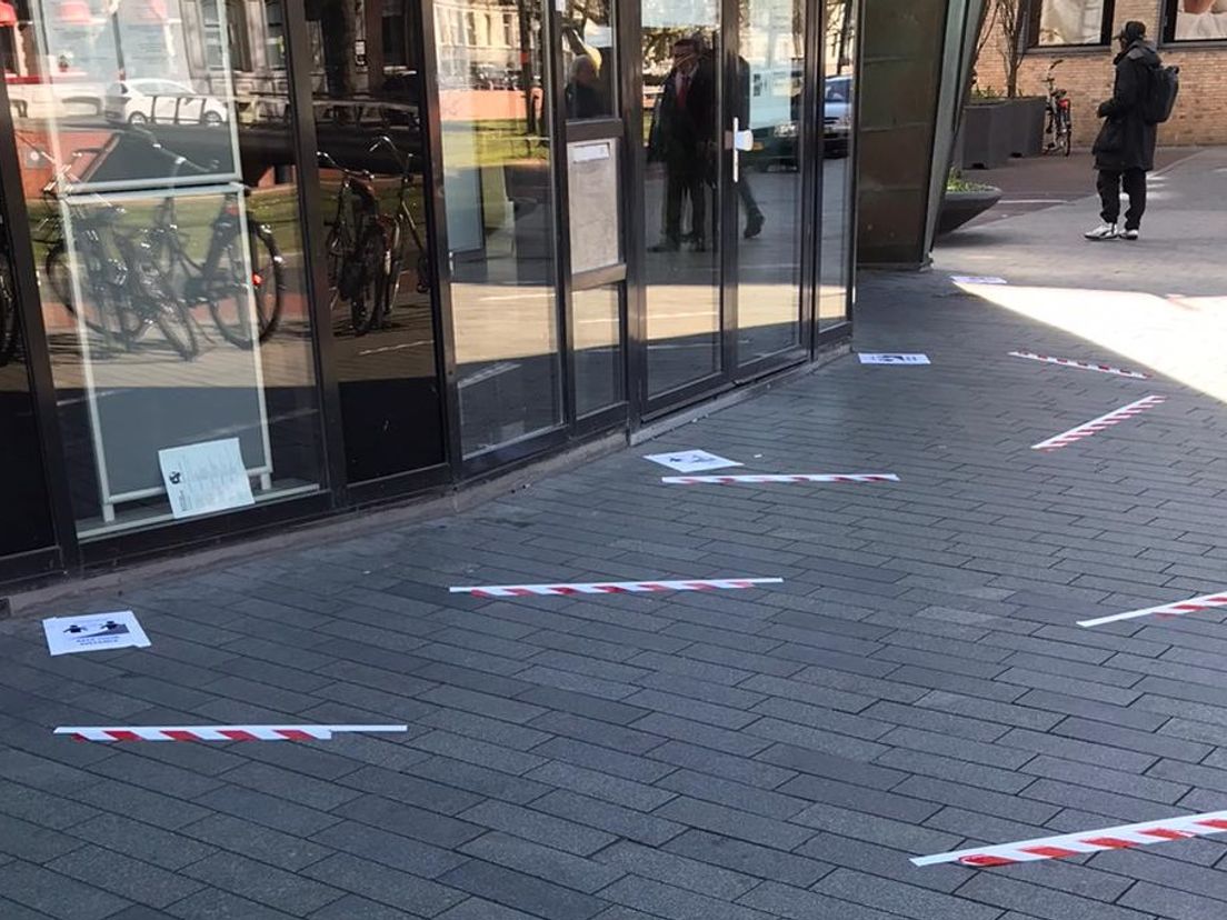 De Pauluskerk heeft zaterdagmorgen meteen strepen geplaatst