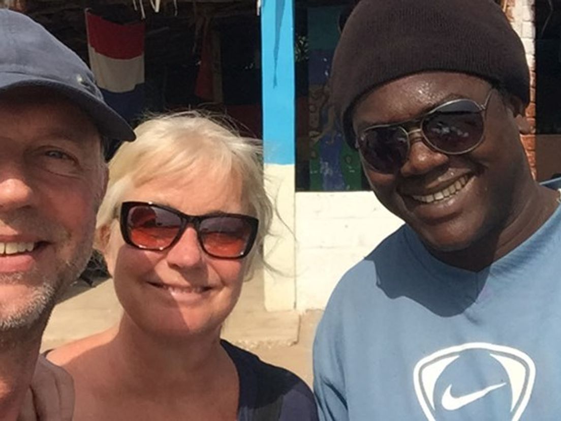 Eric Westerveld en Karin Duinker tijdens hun verblijf op Tobago