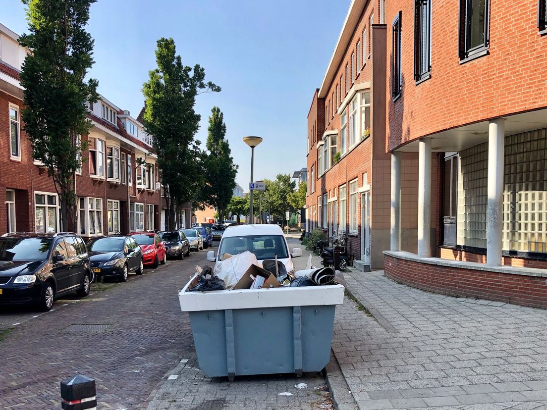Een straat in Schiedam-Oost