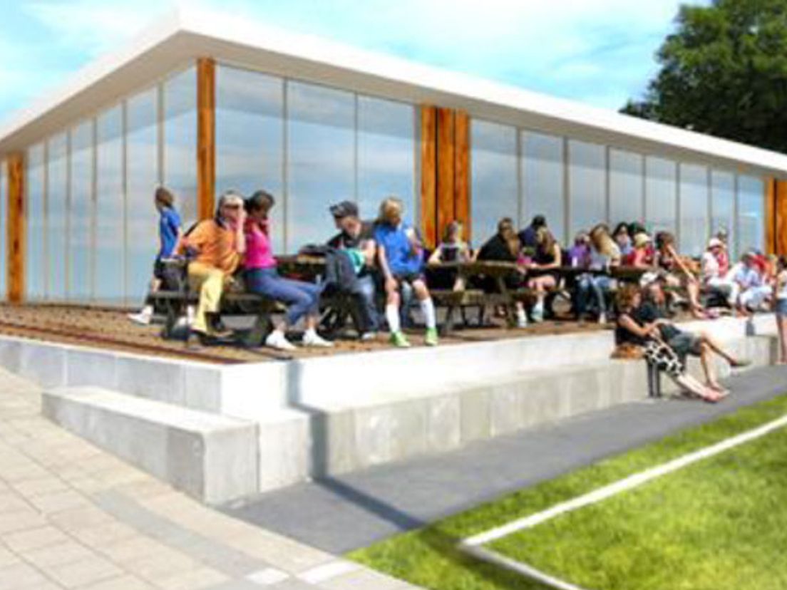 Schets van het nieuwe Glaspark