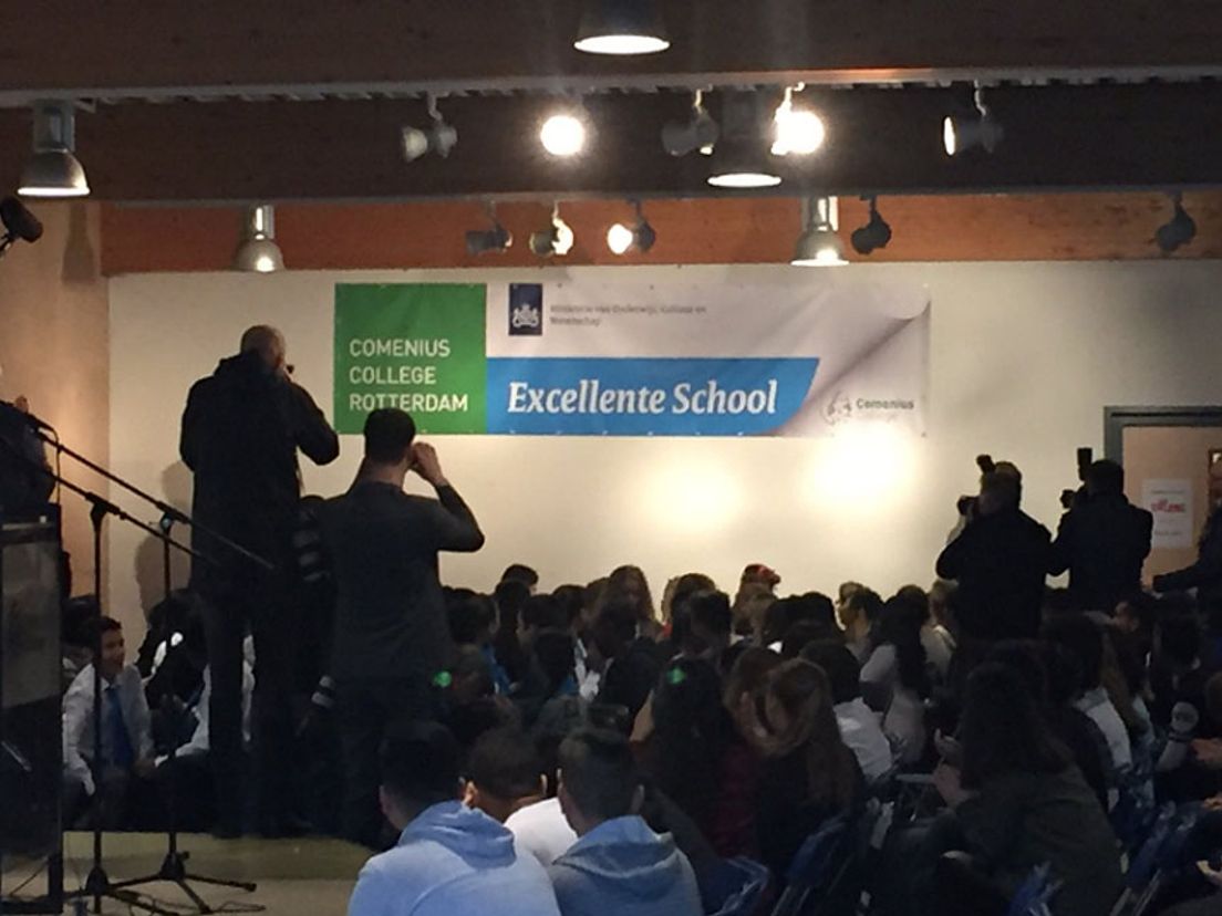Het Comenius College in Rotterdam mag zichzelf vanaf maandag 'excellente school' noemen.