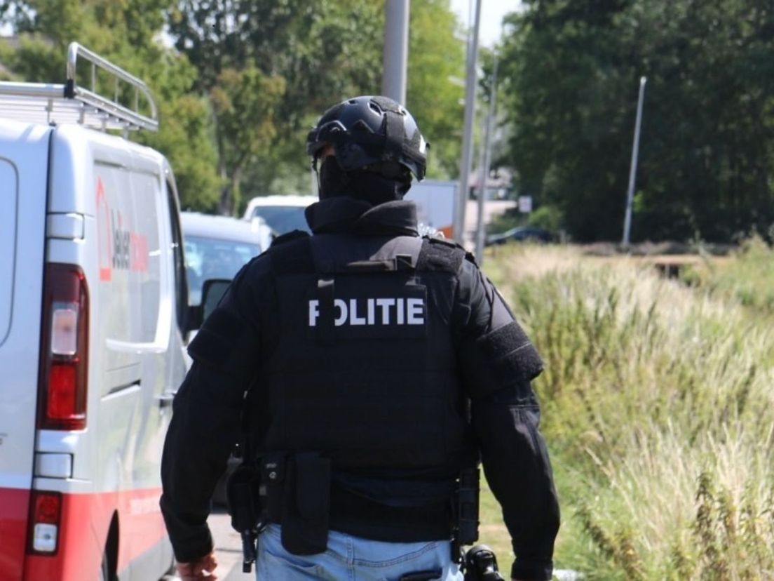 Er was veel politie op de been na de overval in Heenvliet