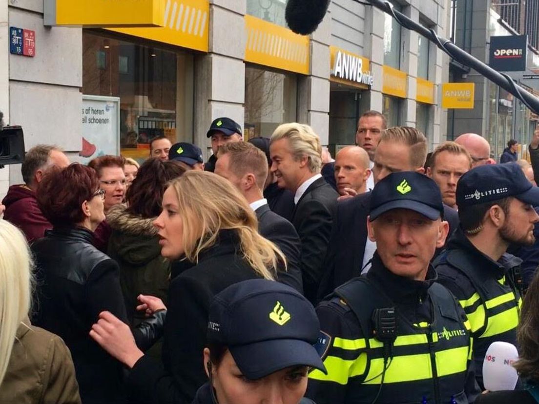 Bezoek aan Wilders in Dordrecht