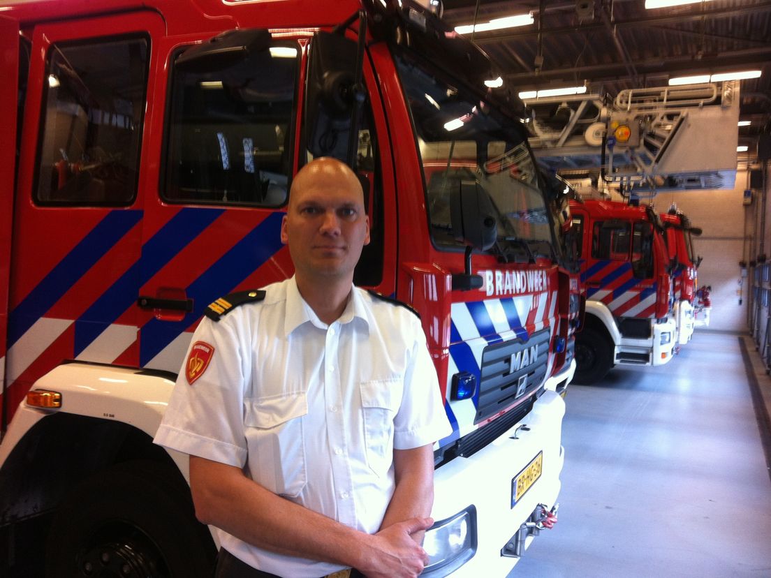 Marco Troost van de brandweer Zuid-Holland Zuid