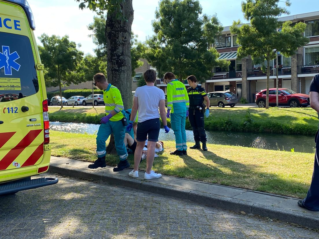 Steekpartij Welleweg in Brielle (Bron: Media TV - Marck Groothuijzen)