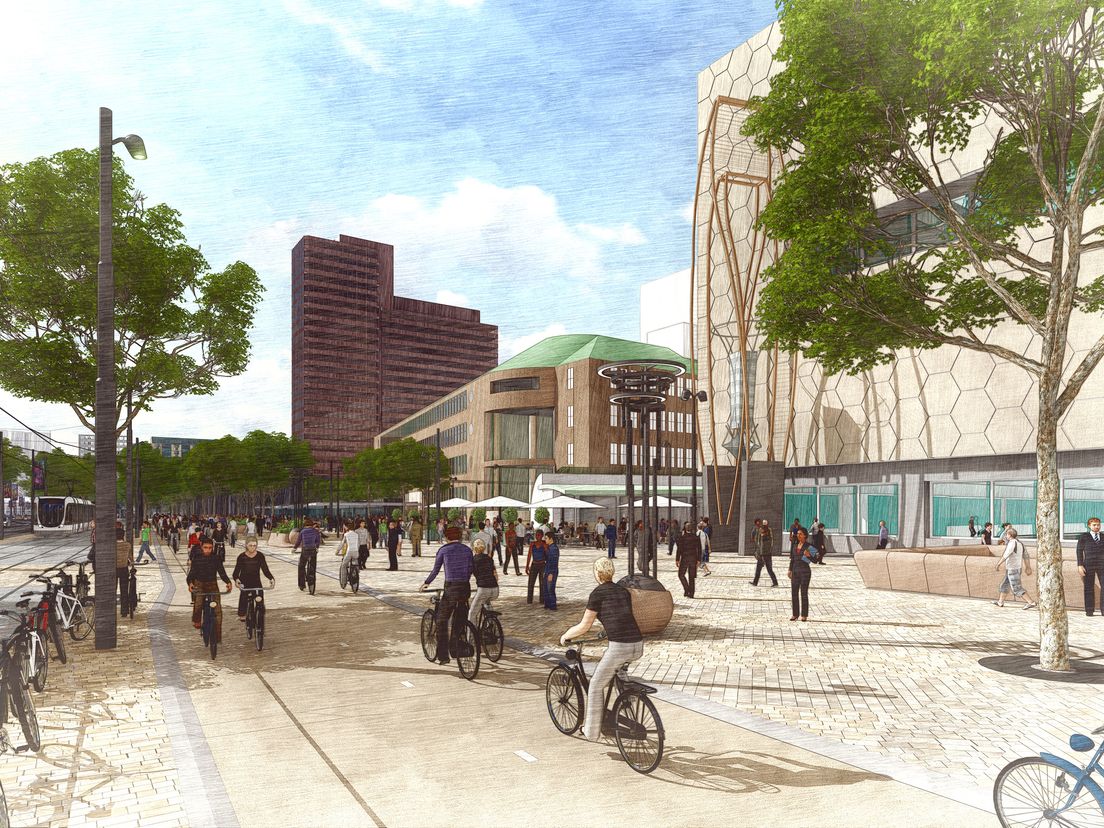 Nieuwe Coolsingel, ontwerp West 8