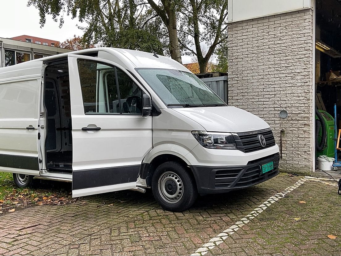 De bus moet nog worden ingericht de komende dagen voor de eerste testen.