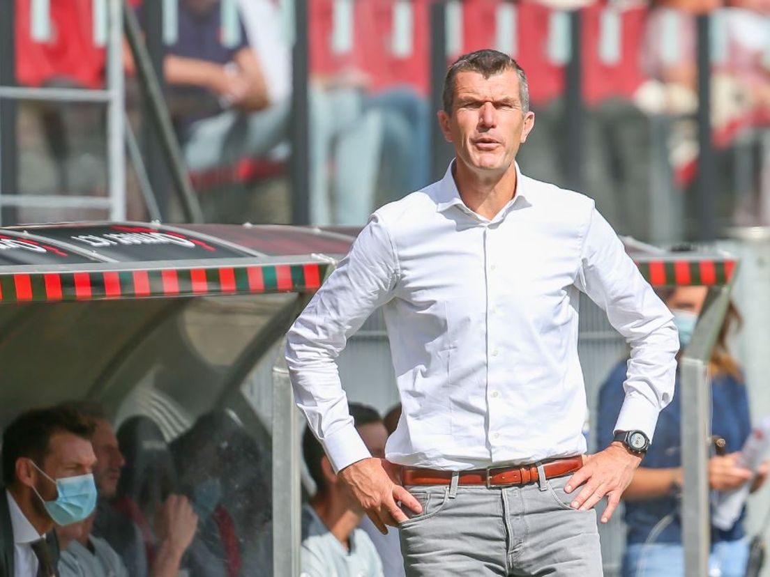 Marinus Dijkhuizen eerder dit seizoen. (VK Sportphoto - Mischa Keemink)