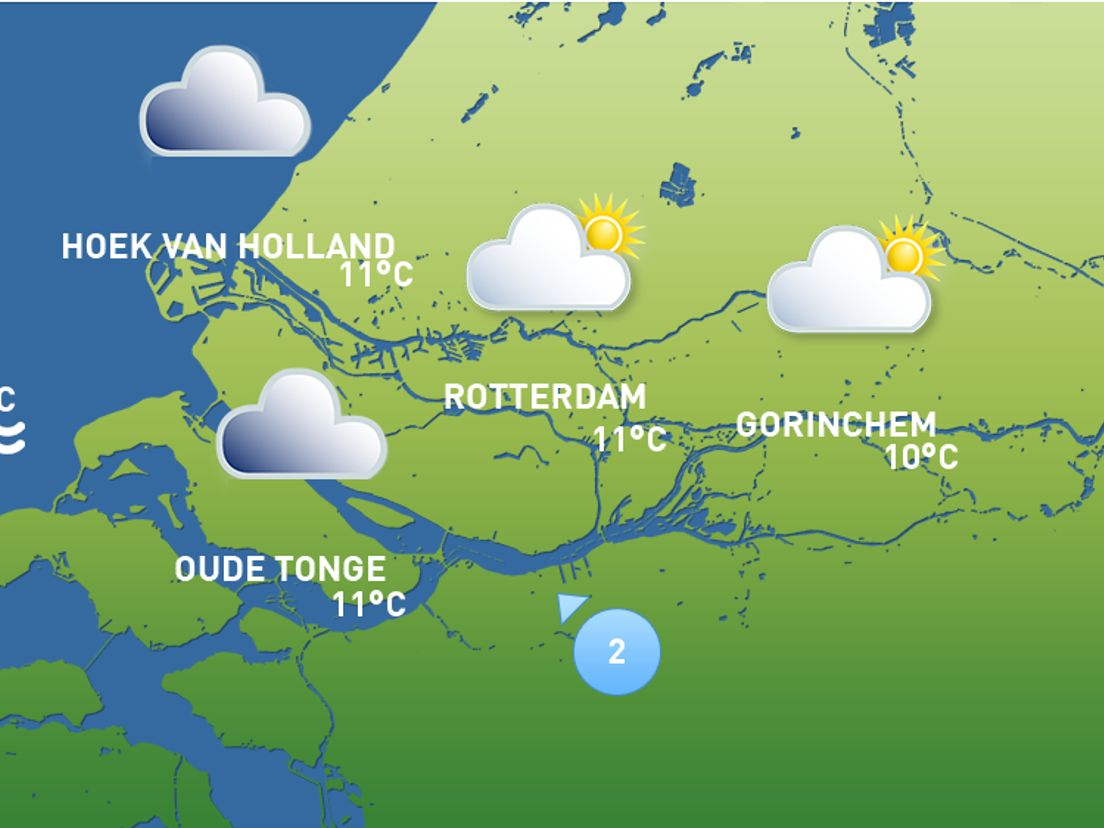 Het weer van vandaag: rustig en droog