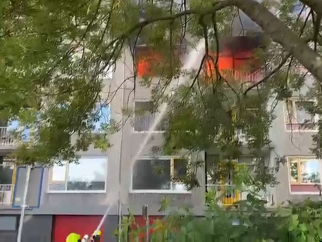 De brand in Maassluis