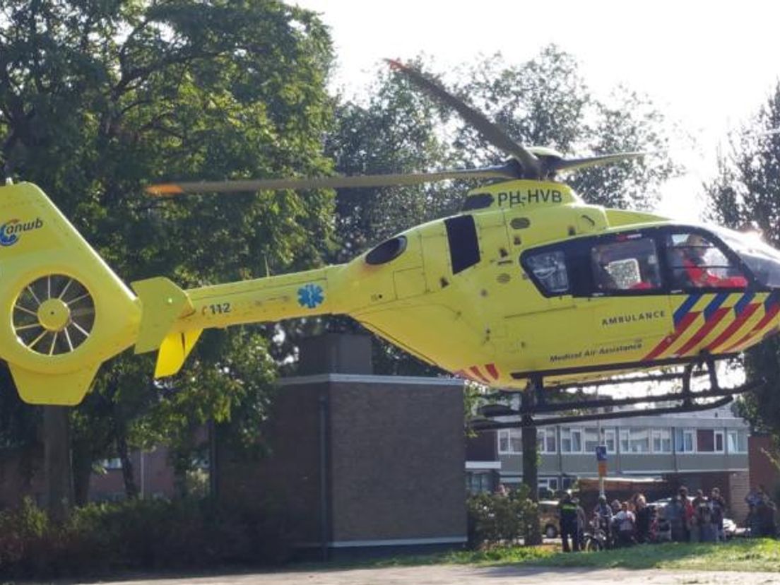 Traumaheli in Hoogvliet