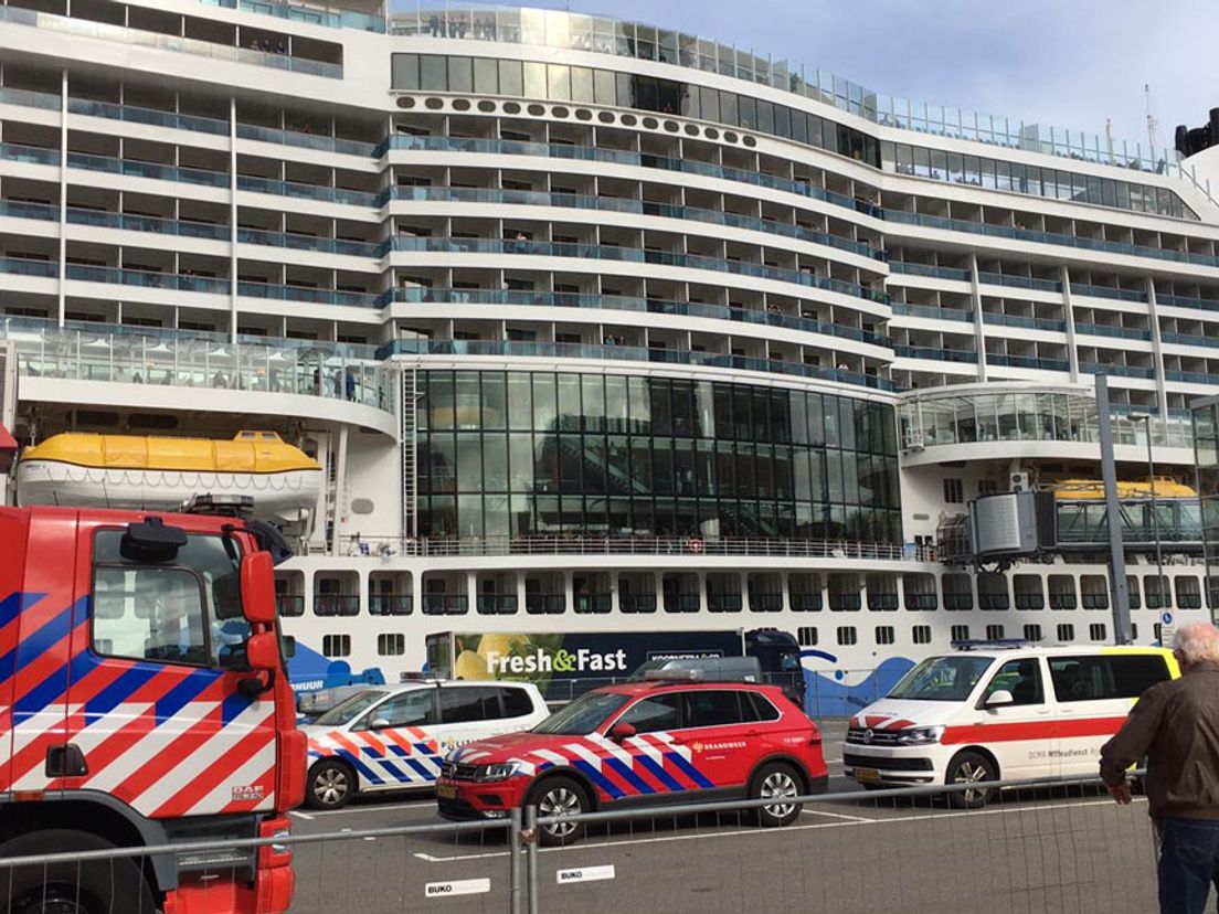 Hulpdiensten zijn ter plaatse