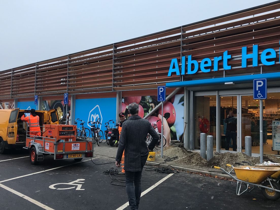 Albert Heijn in Zuidlaren gaat na jaren strijd donderdag open op de nieuwe plek (Rechten: RTV Drenthe / Margriet Benak)