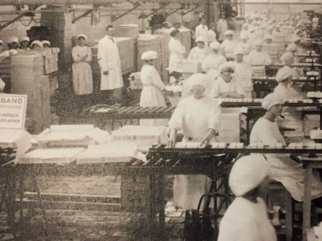 Fabricage Blue Band, Rotterdam 1925