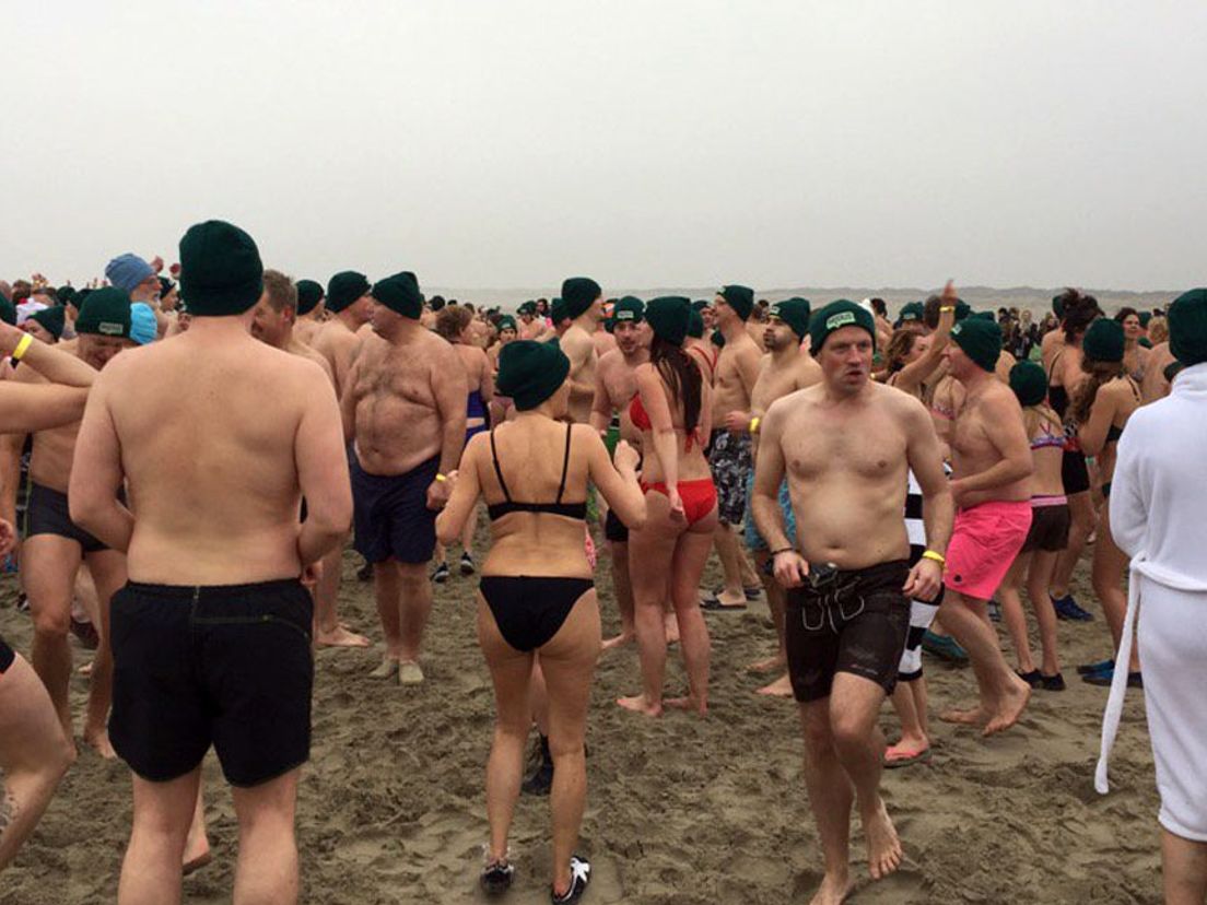 Nieuwjaarsduik in Ouddorp