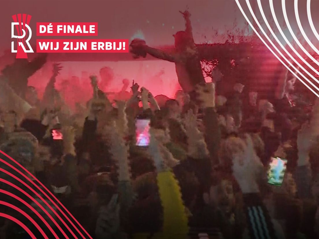 Rotterdam uit zijn dak omdat Feyenoord de finale van de Conference League haalt