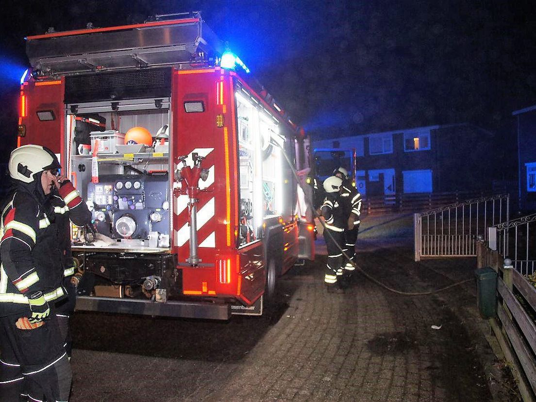 De brandweer van Emmer-Compascuum in actie (Rechten: Van Oost Media)