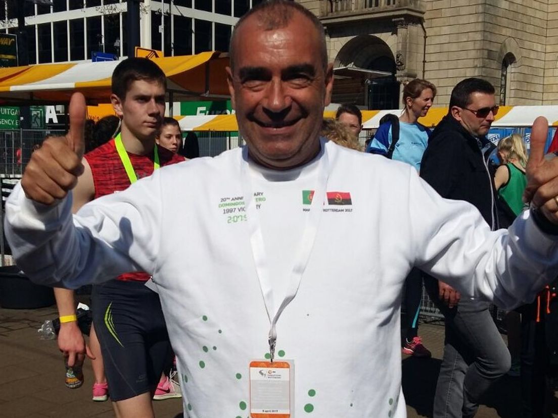 Domingos Castro op de Coolsingel in Rotterdam