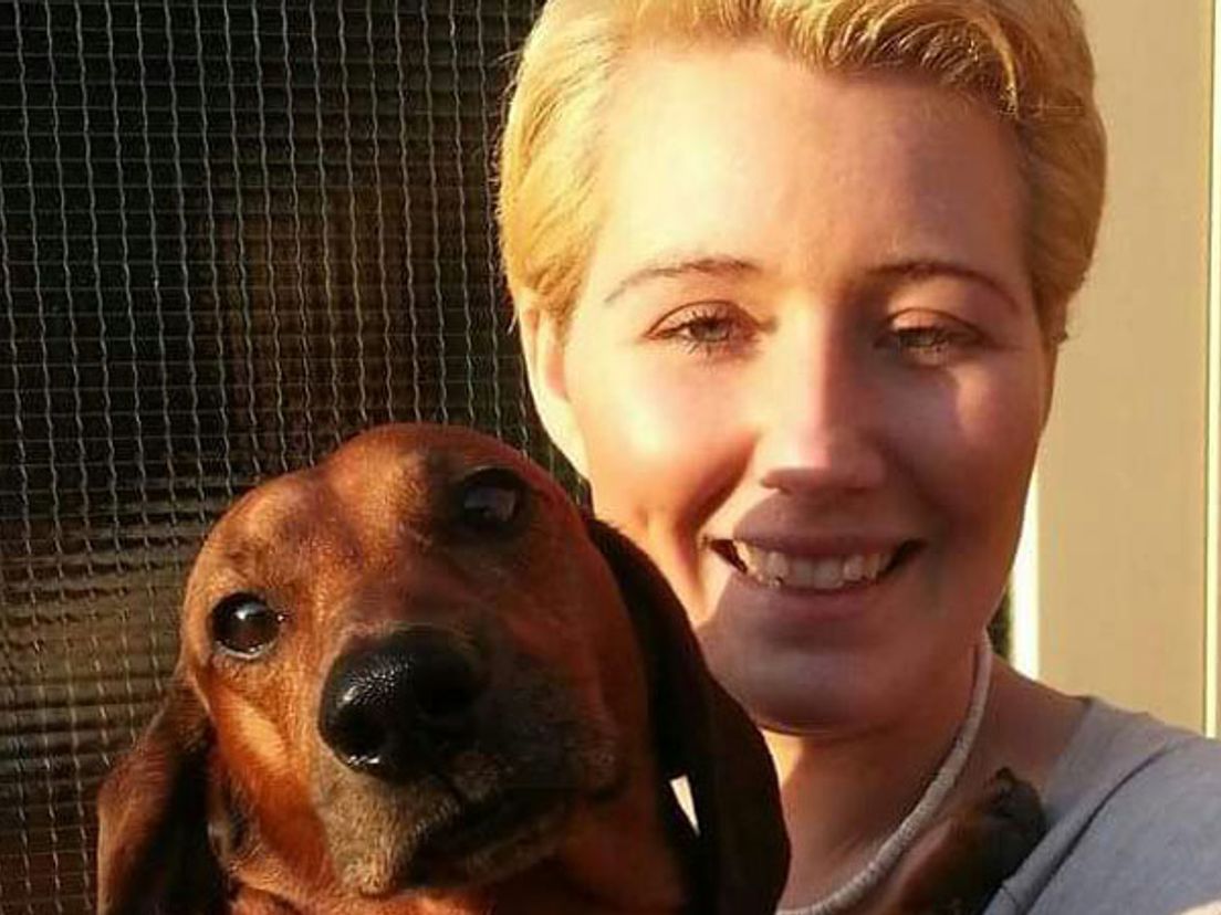 Linda met de hond van haar zus (Eigen foto)