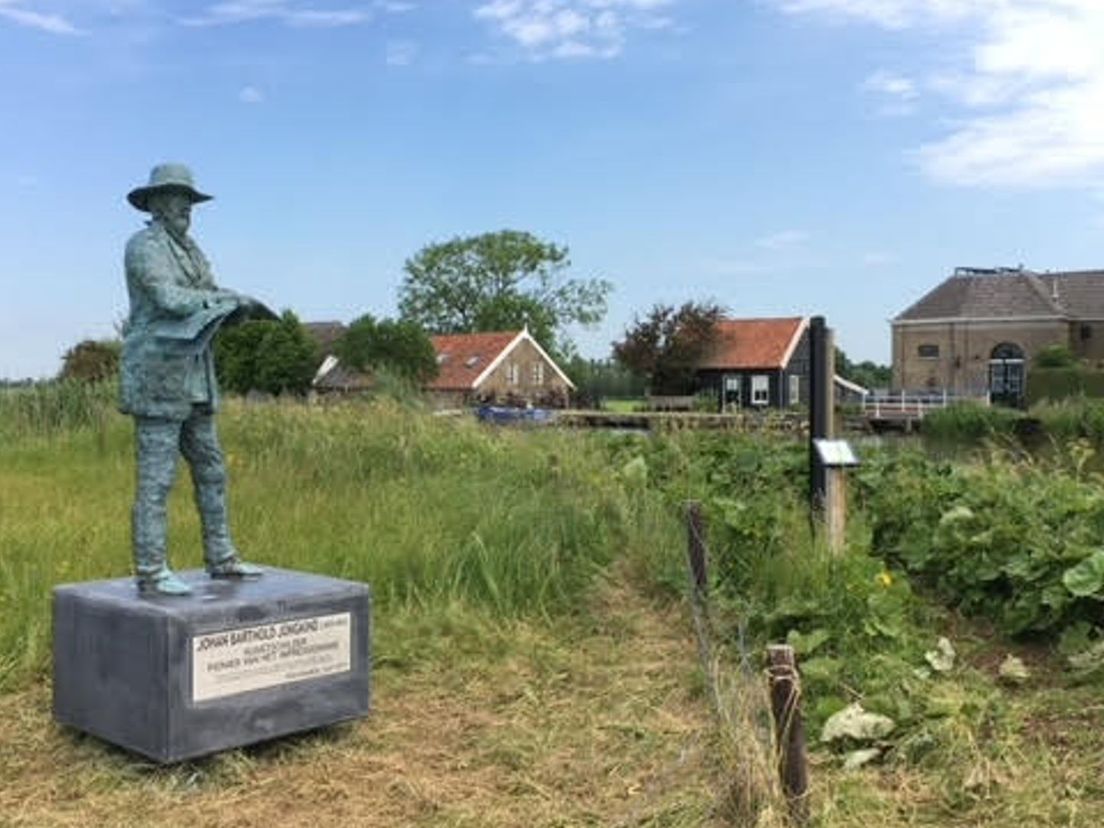 Standbeeld Jongkind gemaakt door Rob Houdijk