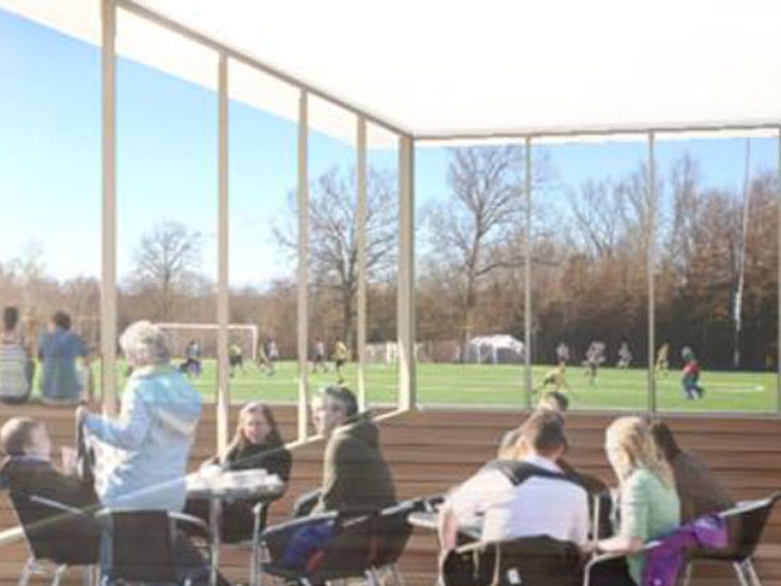 Schets van het nieuwe Glaspark