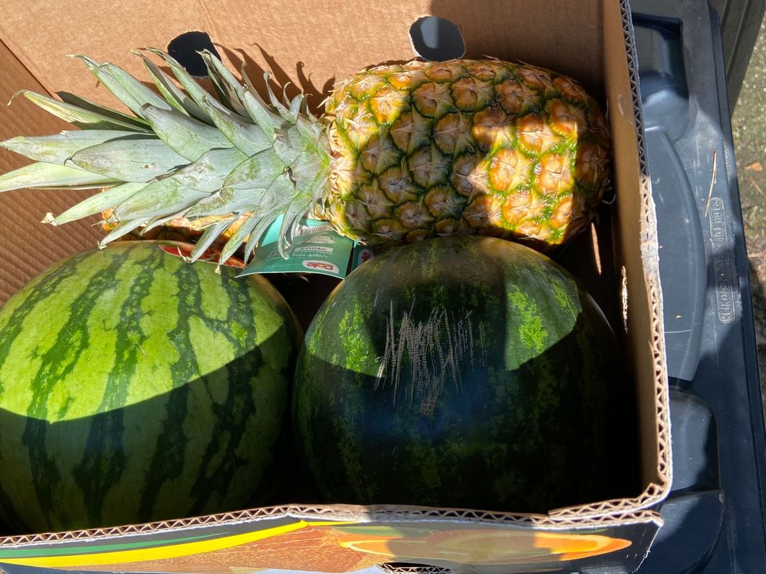 Gekocht voor de kinderen uit de buurt: heerlijk vers fruit