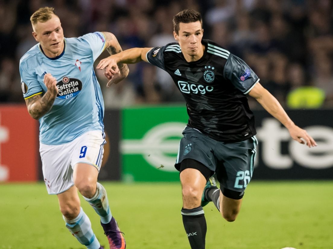 Nick Viergever in duel met John Guidetti