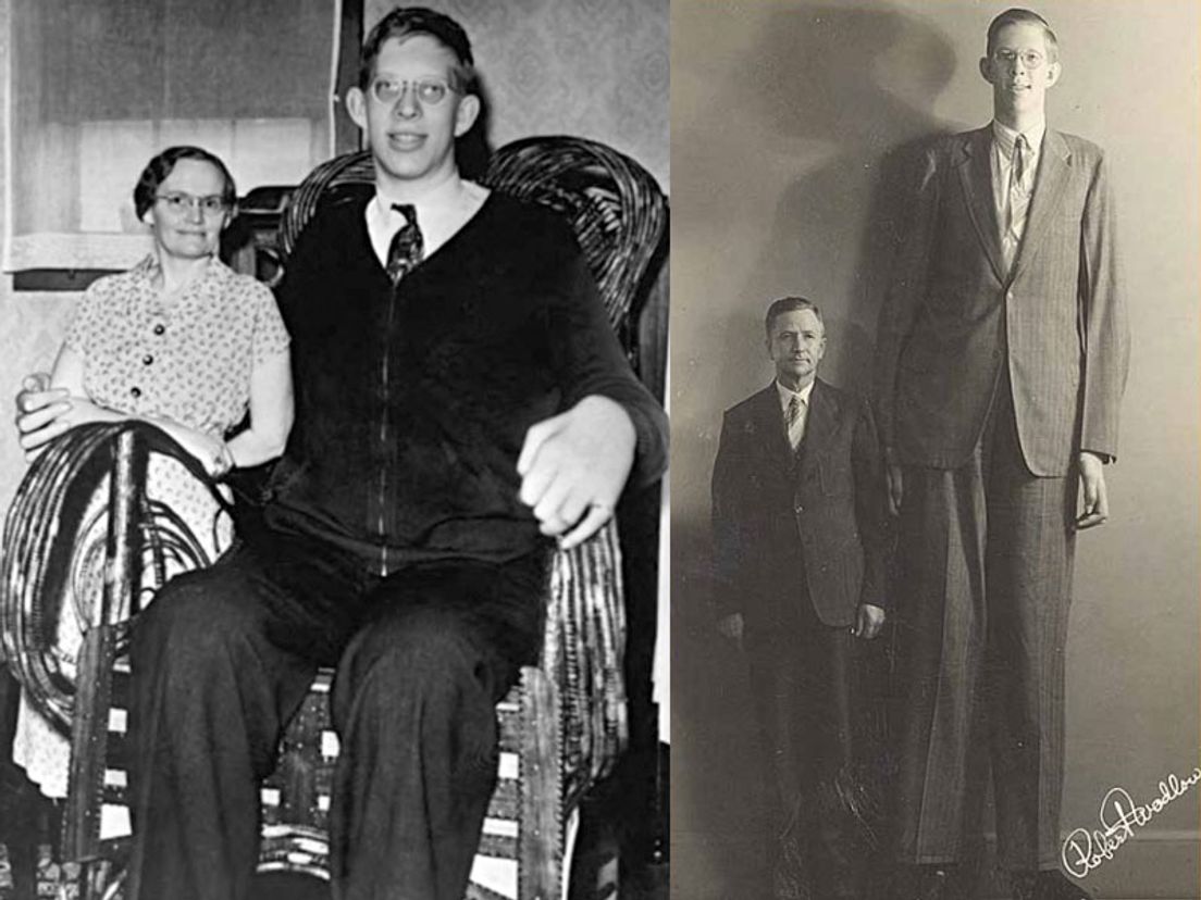 Robert Wadlow, de langste mens ooit met 2,72 lengte