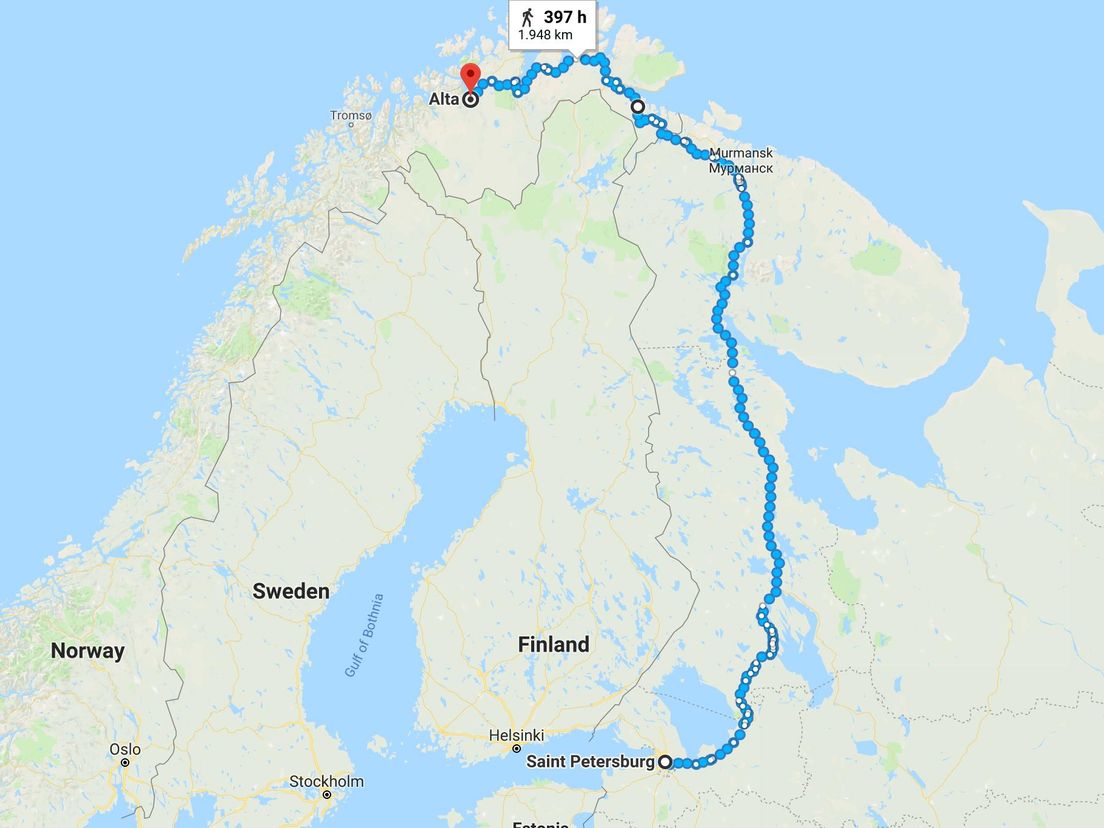 De route