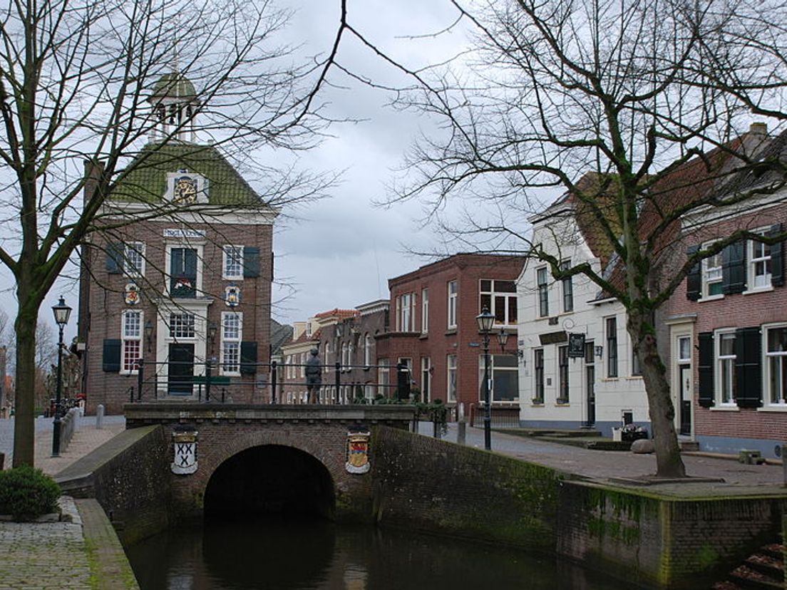 Historisch stadhuis in Nieuwpoort.
