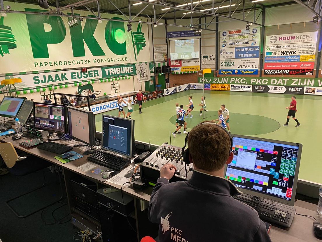 Korfbal is z'n tijd ver vooruit qua livestreams: 'Ons record bij PKC is 53.000 kijkers'
