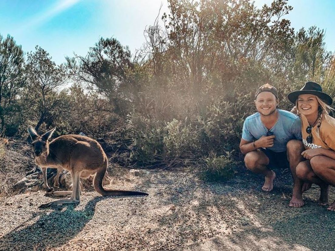 Thom en Lianne in Australie