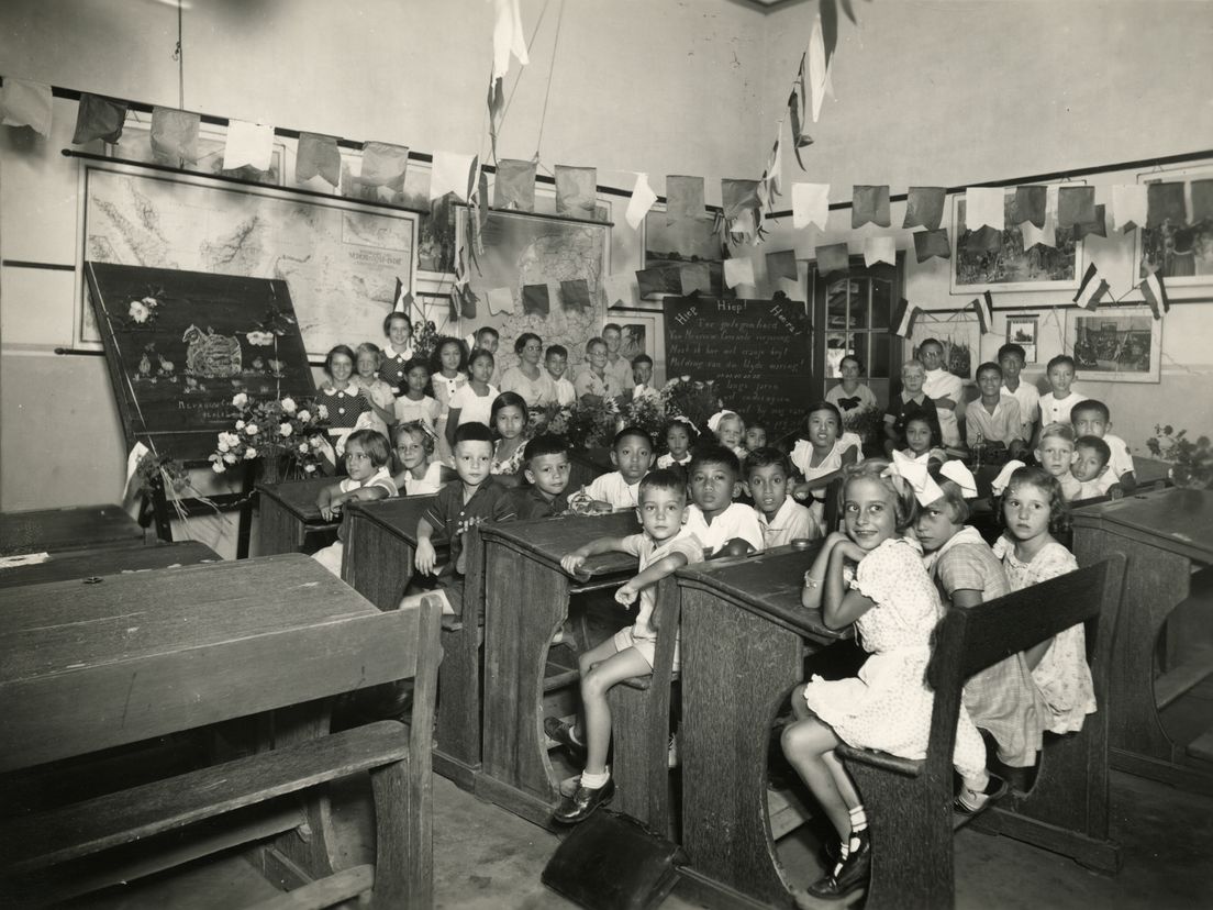verjaardag in de klas, jaren 30