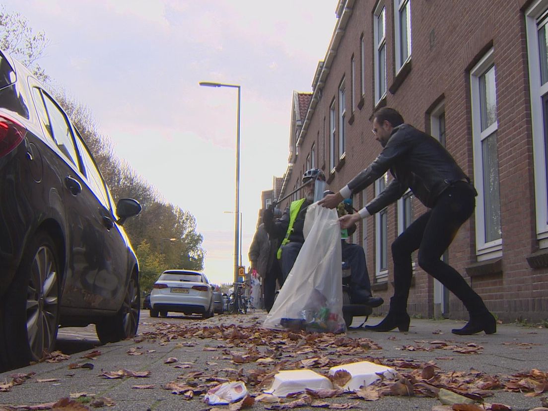 Zwerfvuil ruimen op de Hillevliet