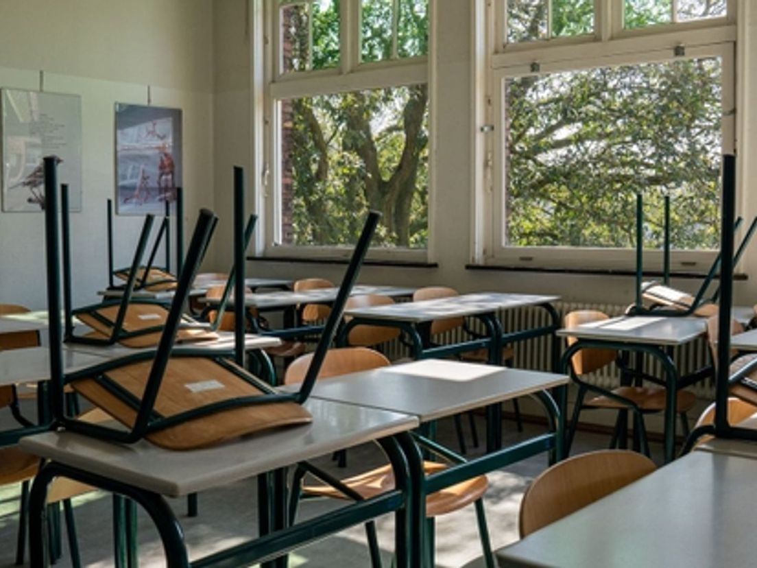 Schoolklas ter illustratie
