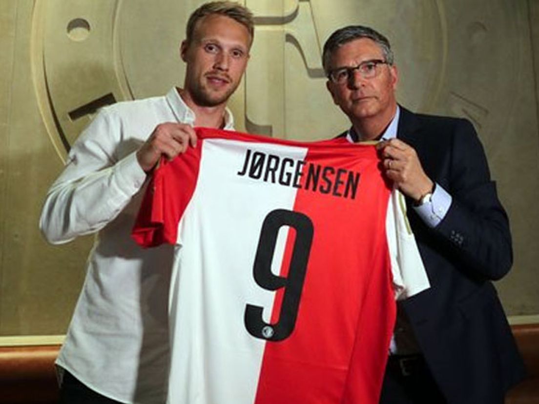 Feyenoord-spits Nicolai Jørgensen