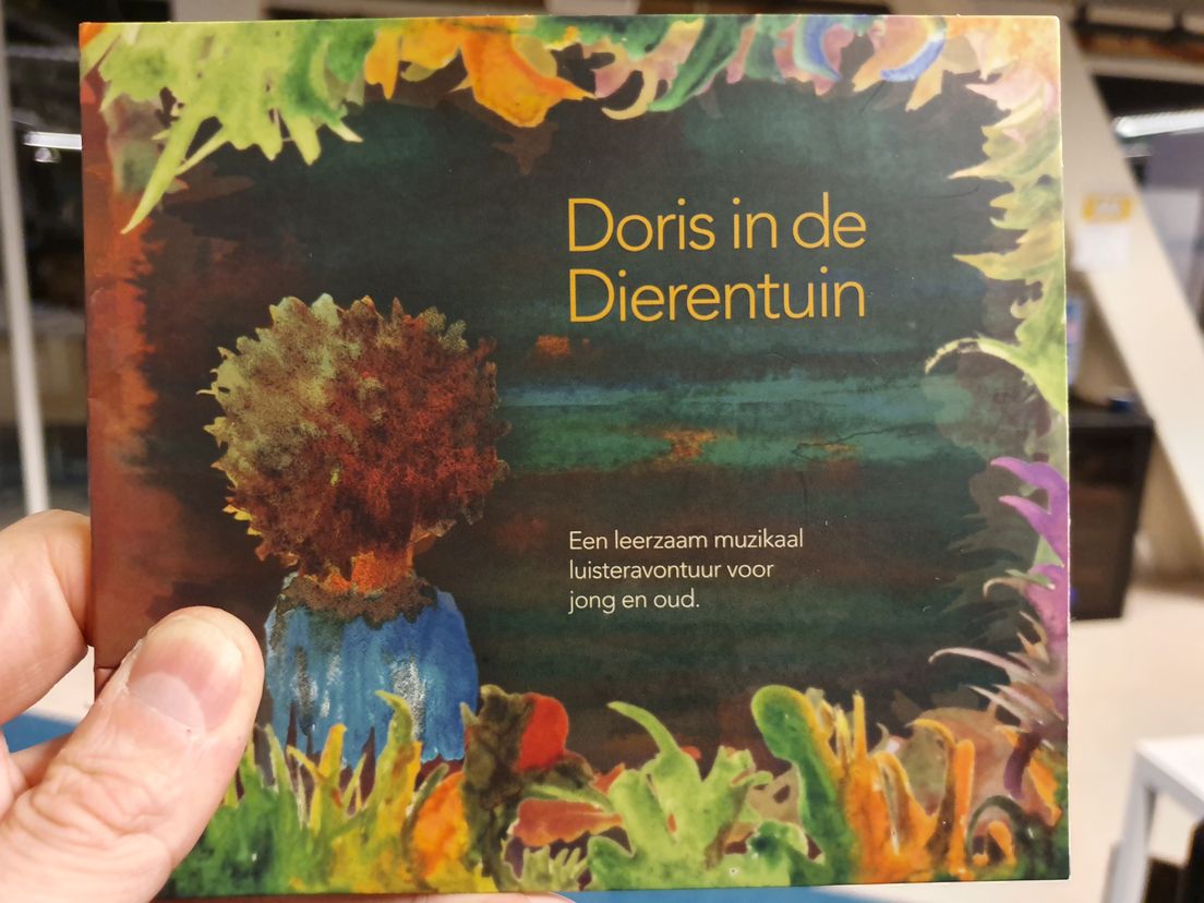 Cover van de cd 'Doris in de Dierentuin' gemaakt door Sander Zweerts de Jong